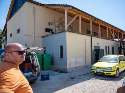 Projekt Zentrum neue Hoffnung Albalien - Besichtigung der Bauprojekte